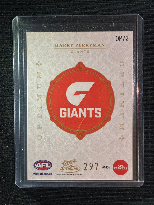 2021 Optimum HARRY PERRYMAN Optimum+ Plus 297/455