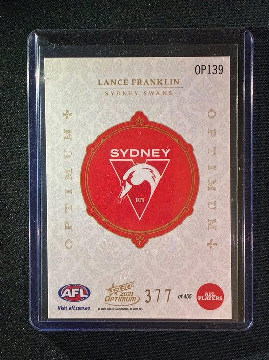 2021 Optimum LANCE FRANKLIN Optimum+ Plus 377/455