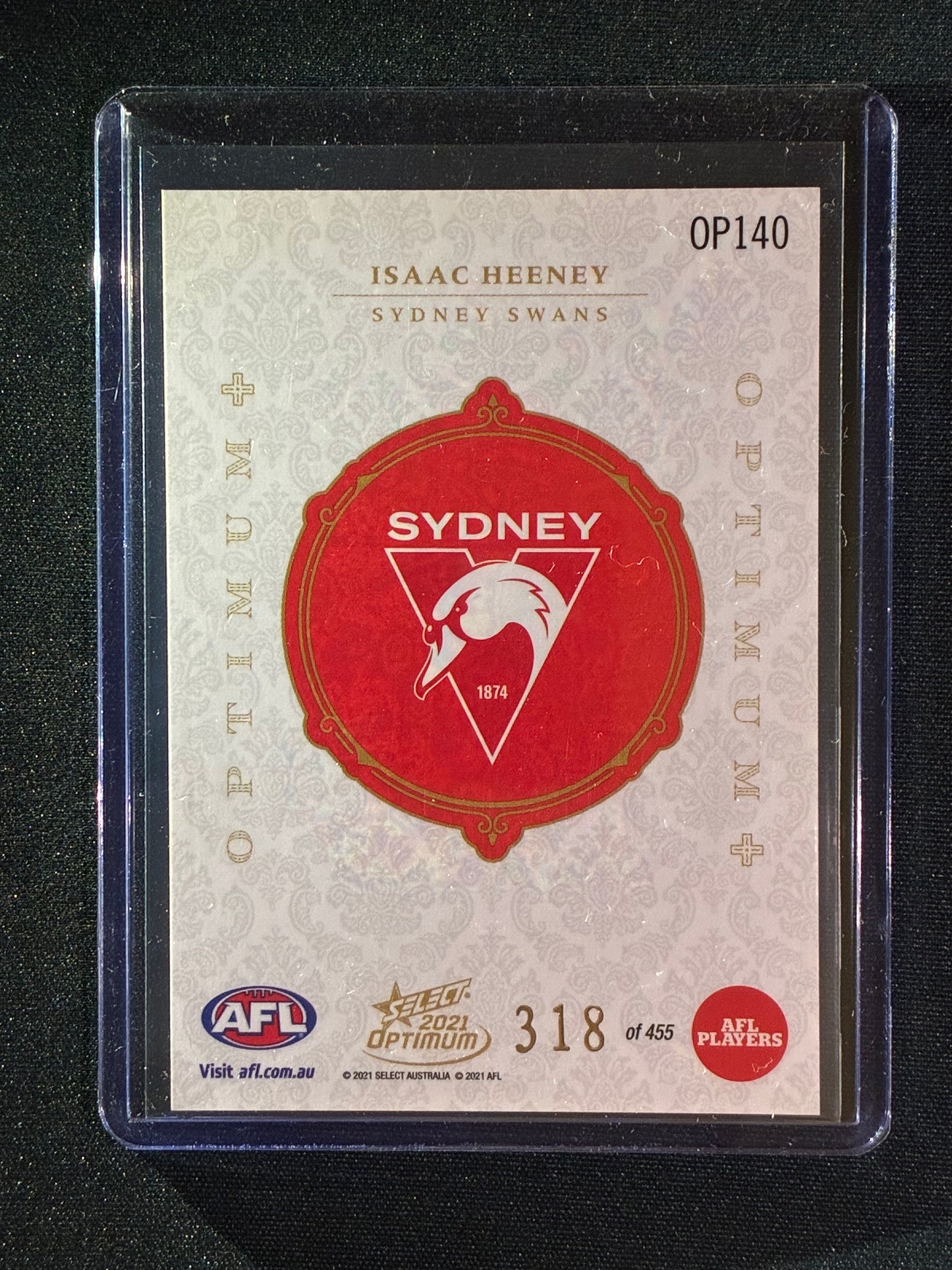 2021 Optimum ISAAC HEENEY Optimum+ Plus 318/455