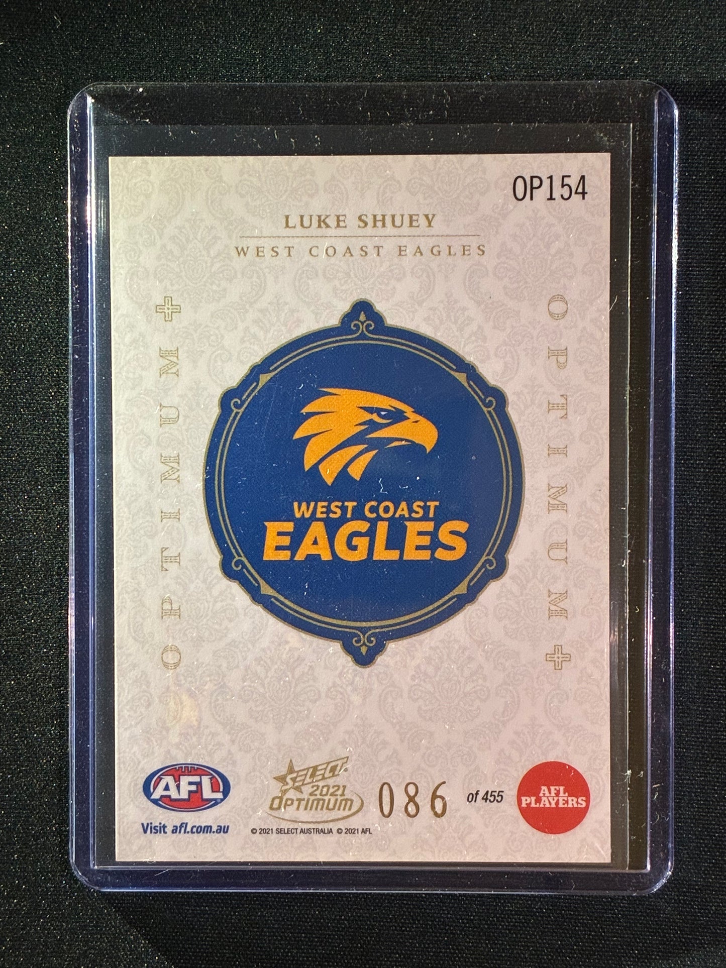2021 Optimum LUKE SHUEY Optimum+ Plus 86/455