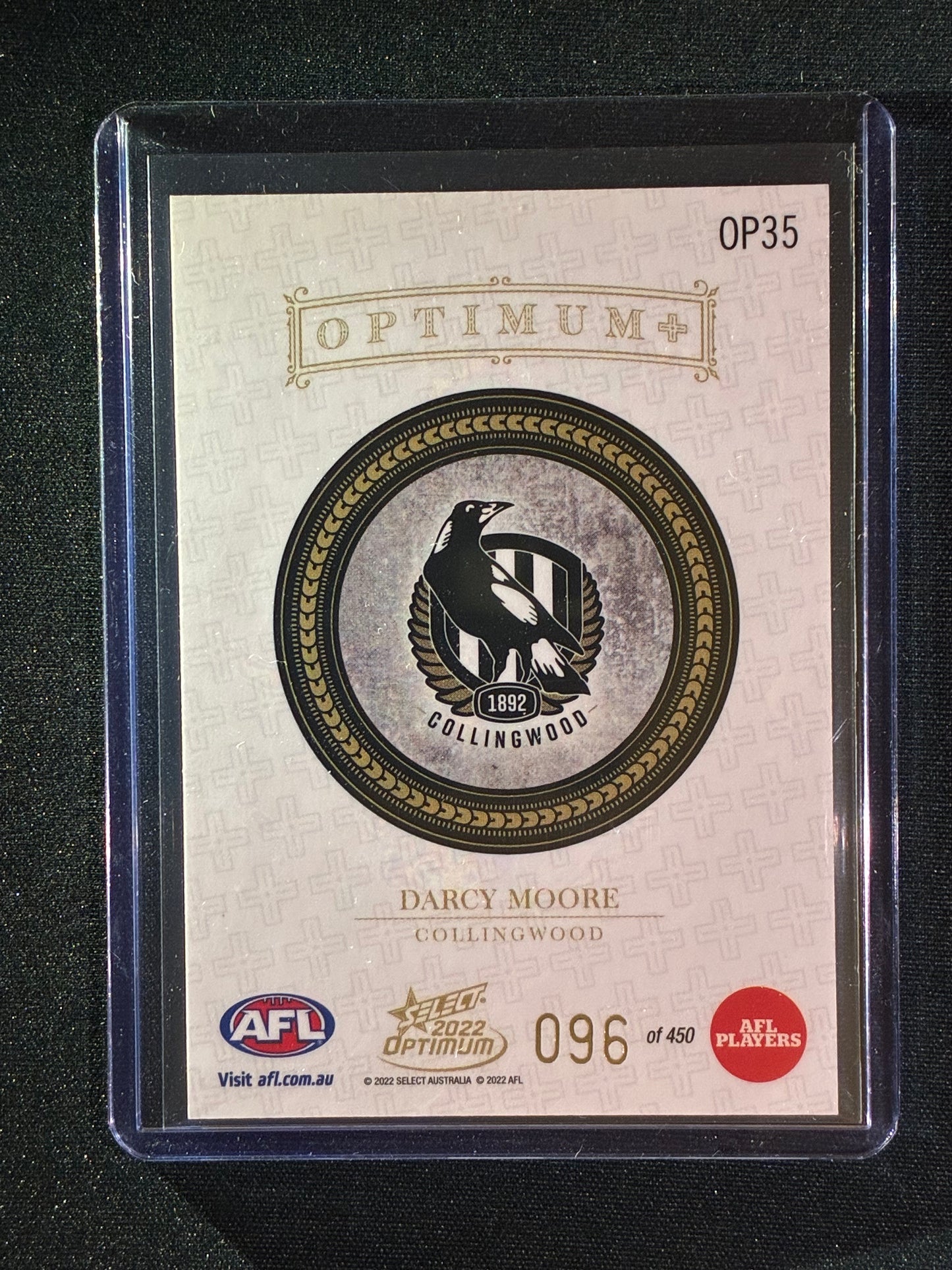 2022 Optimum DARCY MOORE Optimum+ Plus 96/450