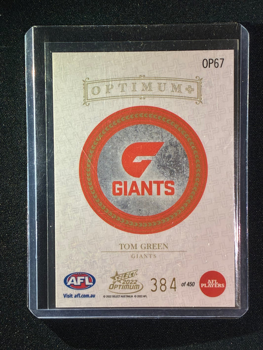 2022 Optimum TOM GREEN Optimum+ Plus 384/450