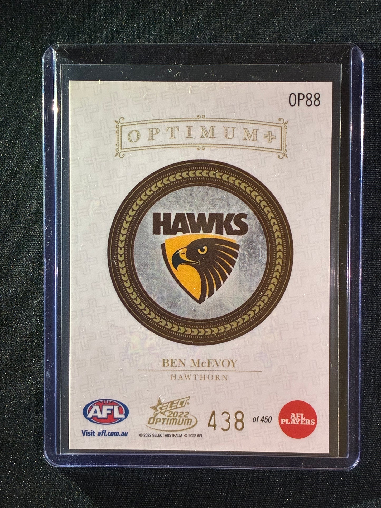 2022 Optimum BEN MCEVOY Optimum+ Plus 438/450