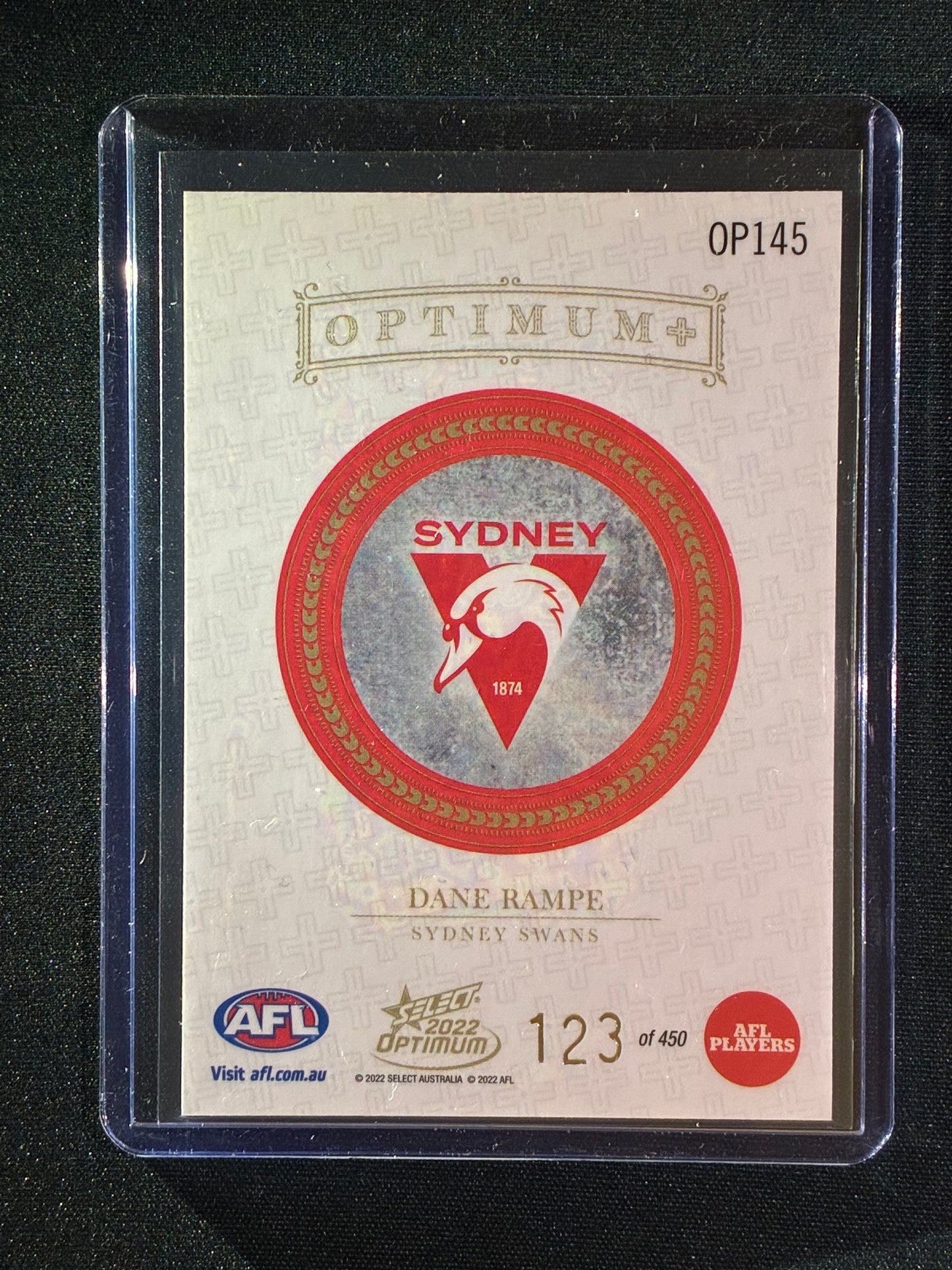 2022 Optimum DANE RAMPE Optimum+ Plus 123/450