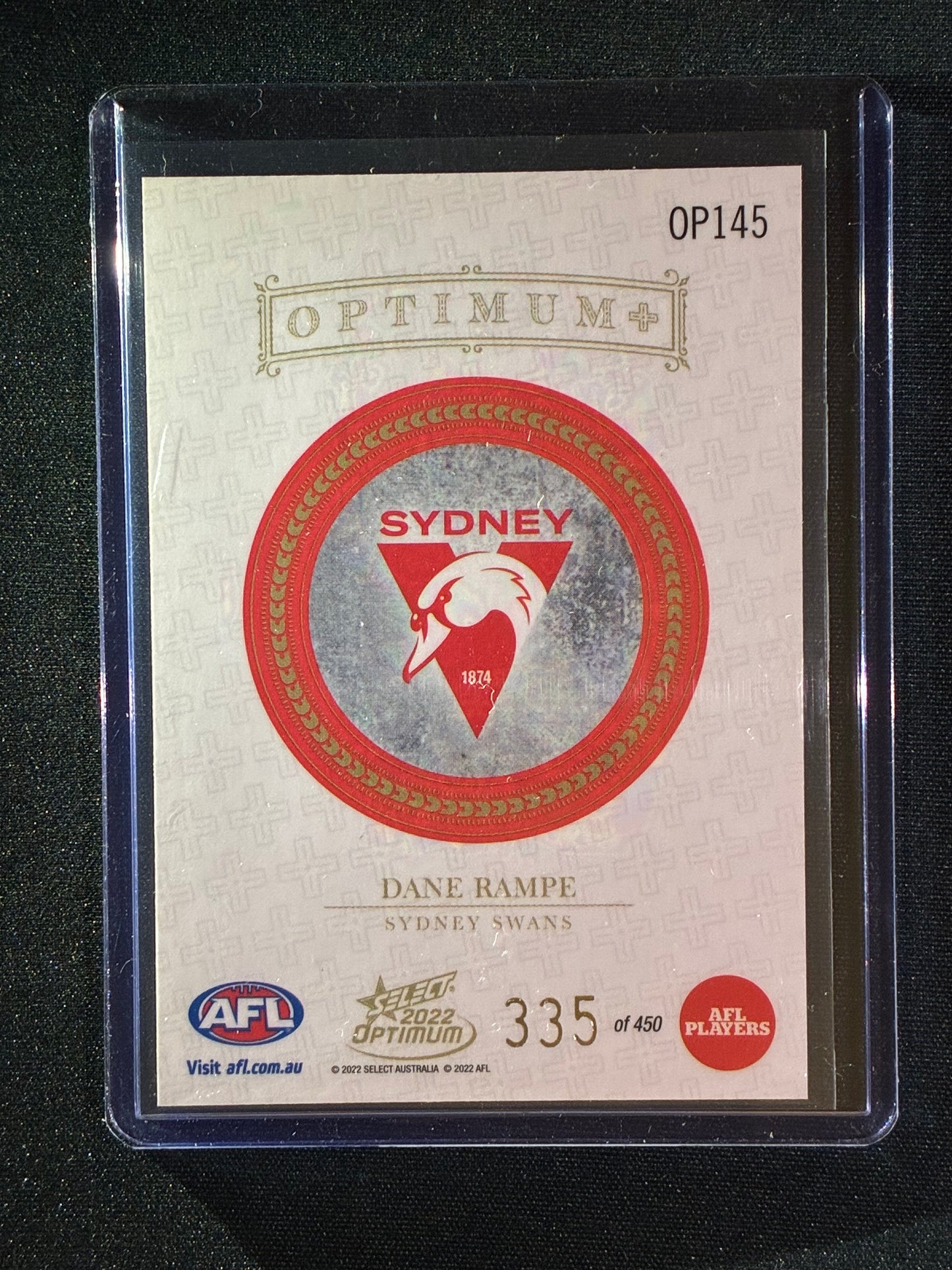 2022 Optimum DANE RAMPE Optimum+ Plus 335/450