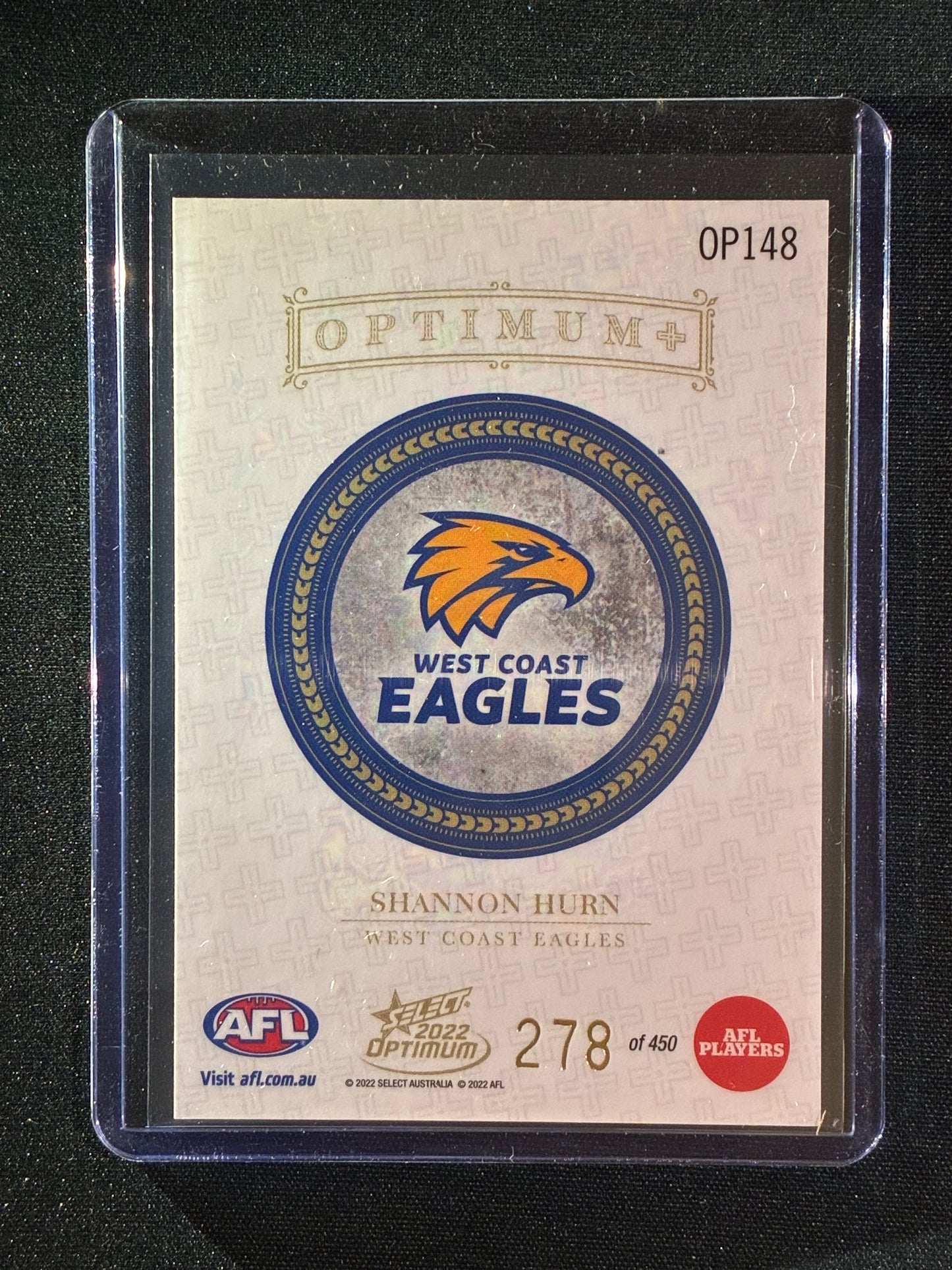 2022 Optimum SHANNON HURN Optimum+ Plus 278/450