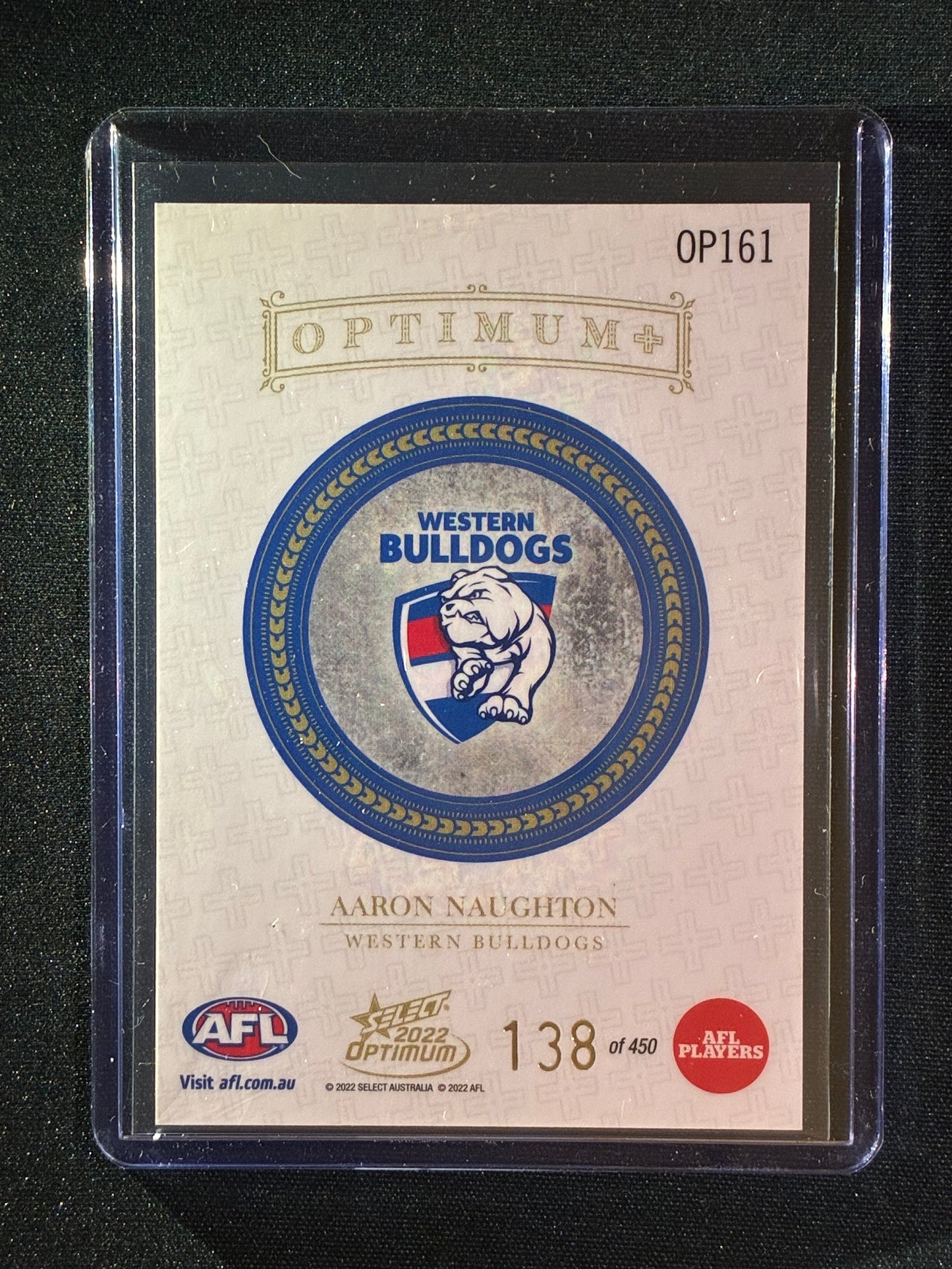 2022 Optimum AARON NAUGHTON Optimum+ Plus 138/450