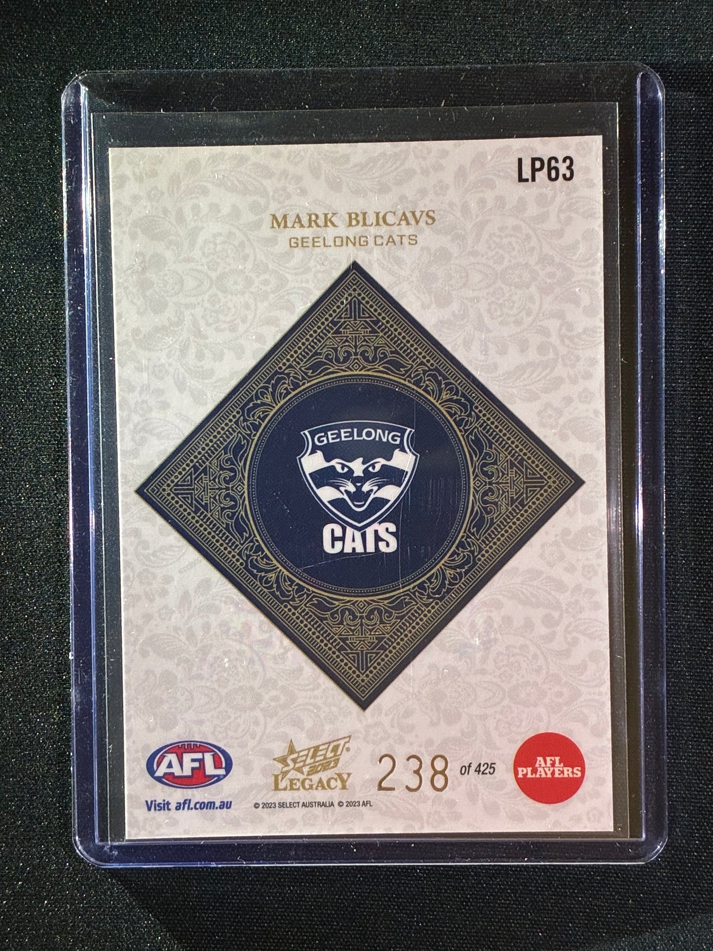 2023 Legacy MARK BLICAVS Legacy Plus 238/425