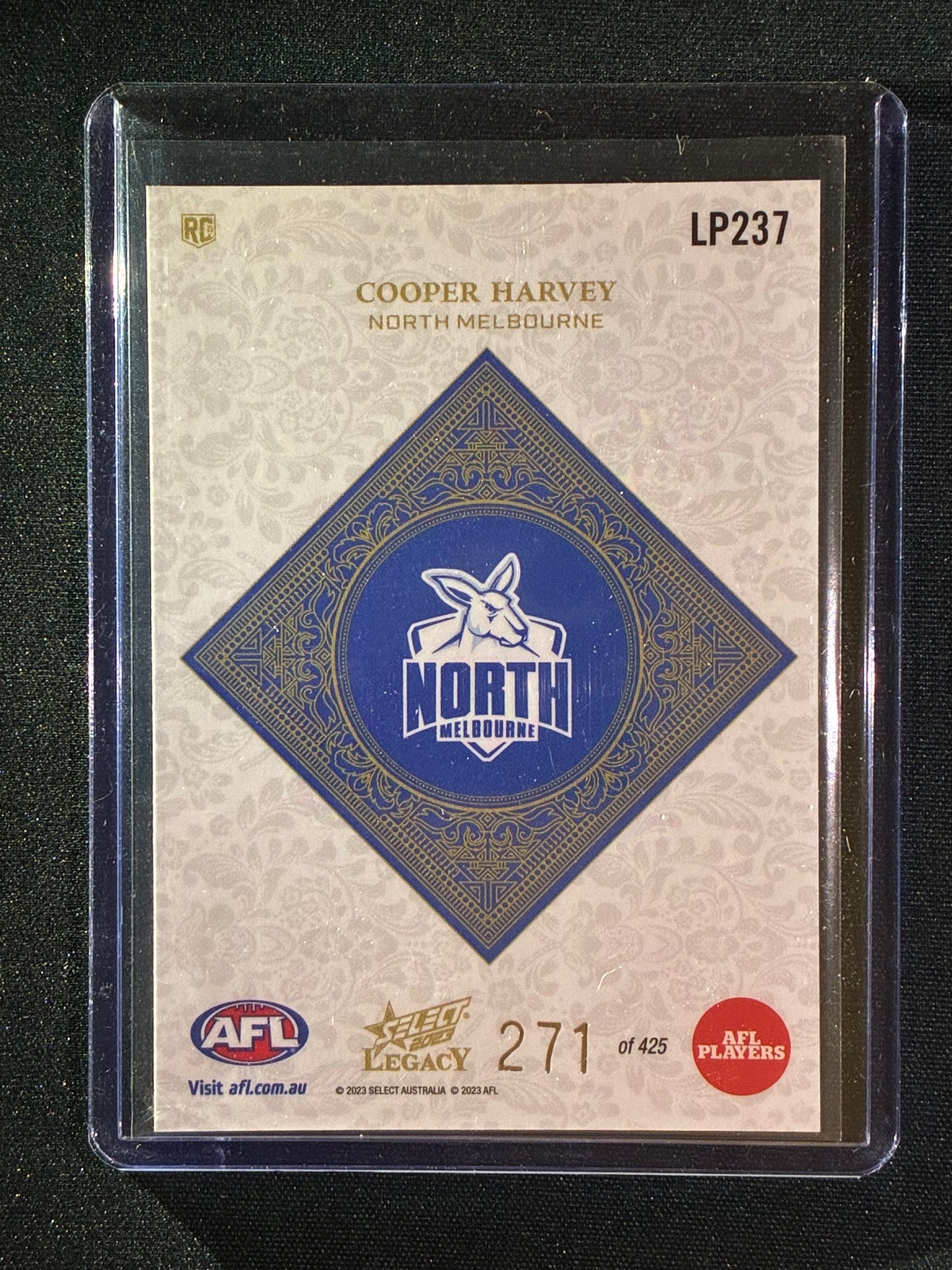 2023 Legacy COOPER HARVEY Rookie Legacy Plus 271/425