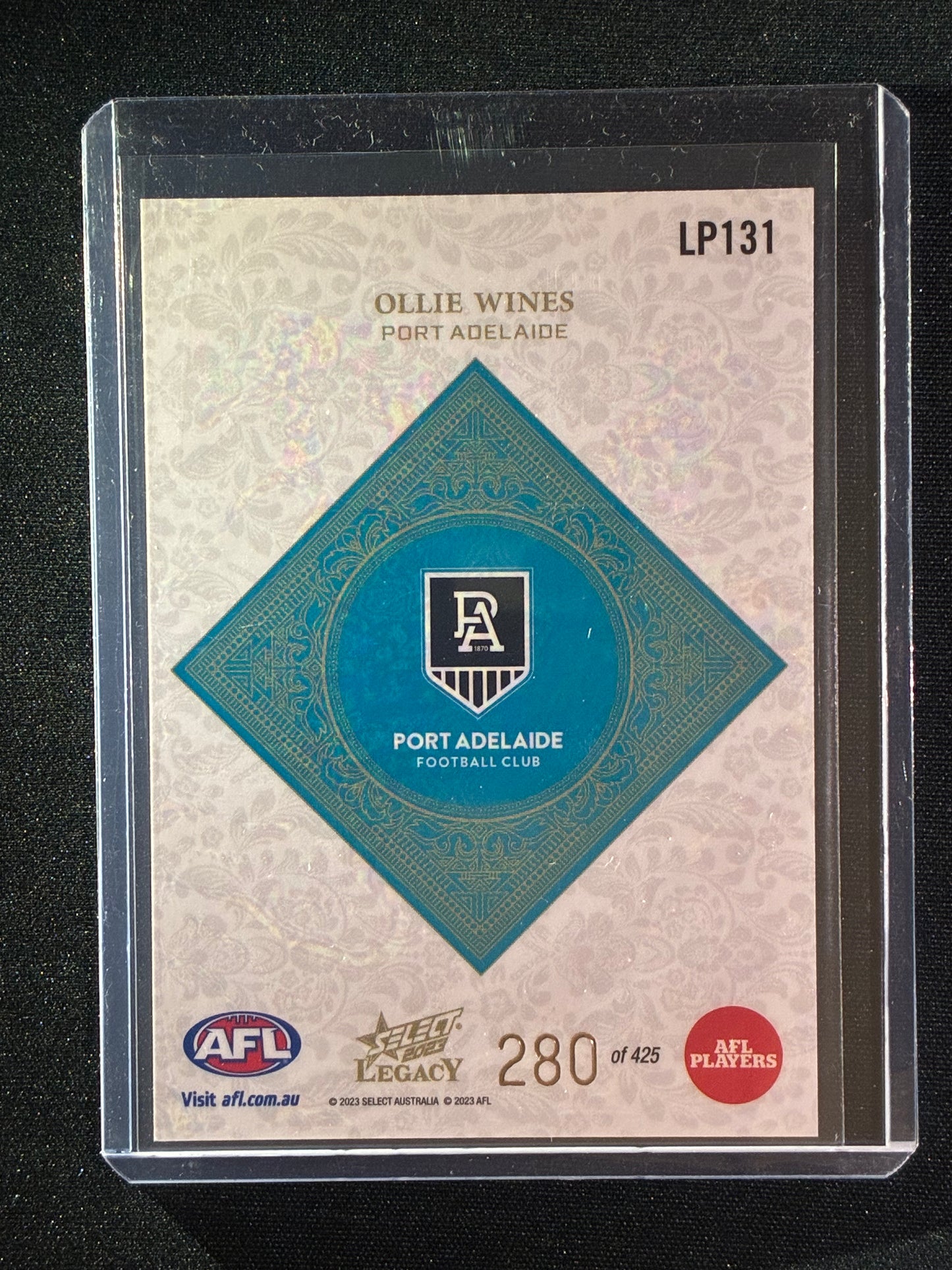 2023 Legacy OLLIE WINES Legacy Plus 280/425