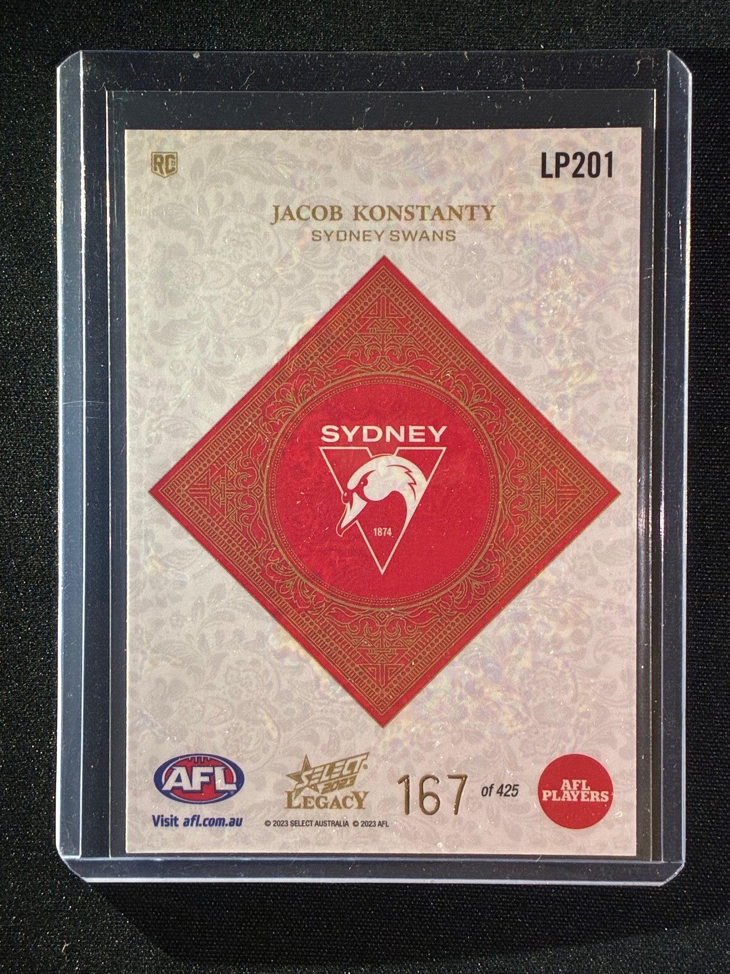 2023 Legacy JACOB KONSTANTY Rookie Legacy Plus 167/425