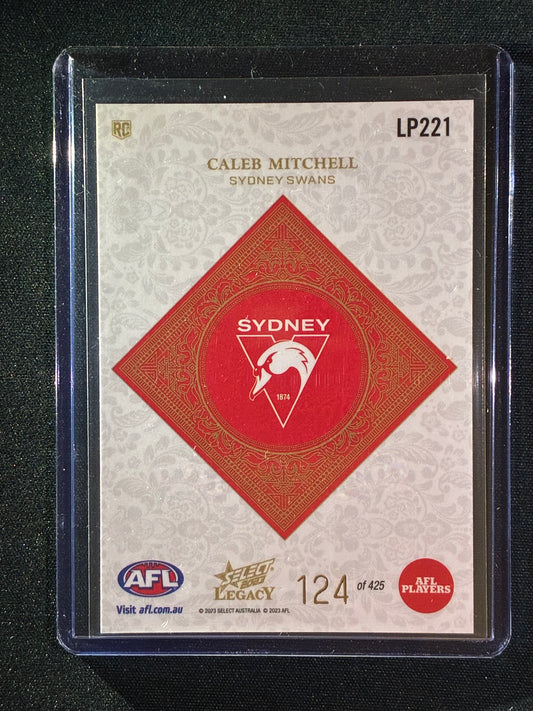 2023 Legacy CALEB MITCHELL Rookie Legacy Plus 124/425