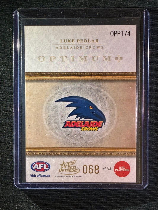2021 Optimum LUKE PEDLAR Rookie Optimum+ Plus Parallel 68/115