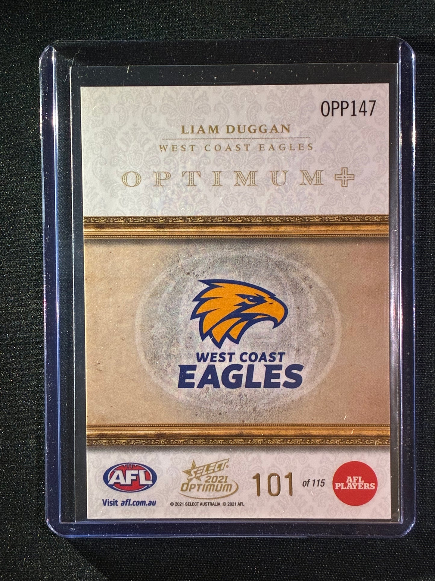 2021 Optimum LIAM DUGGAN Optimum+ Plus Parallel 101/115