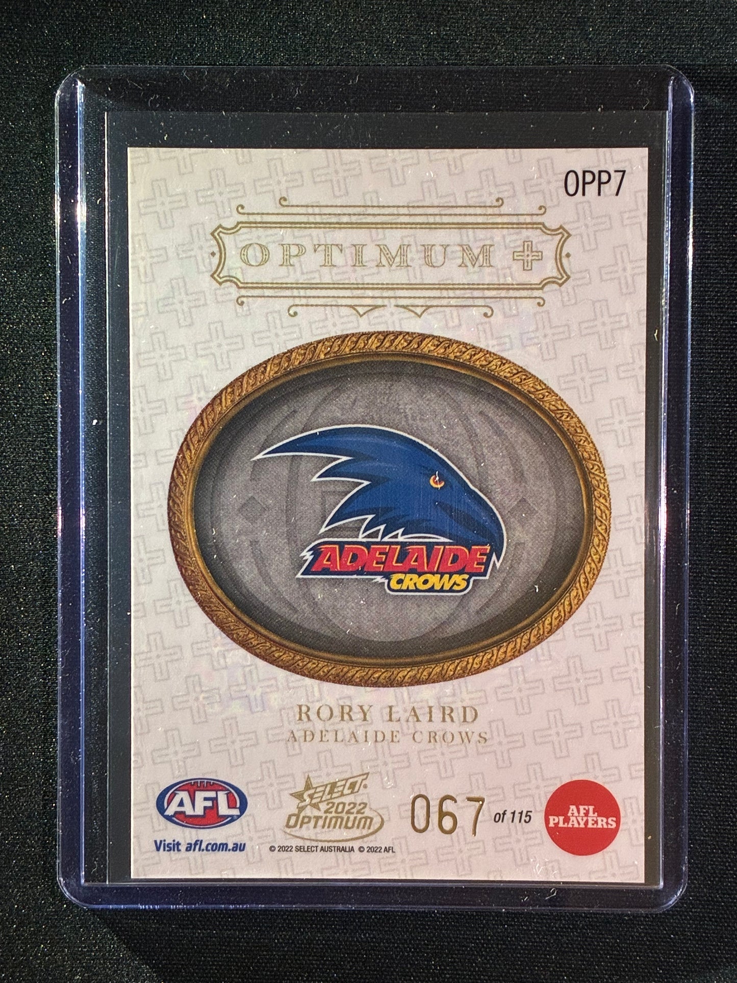 2022 Optimum RORY LAIRD Optimum+ Plus Parallel 67/115