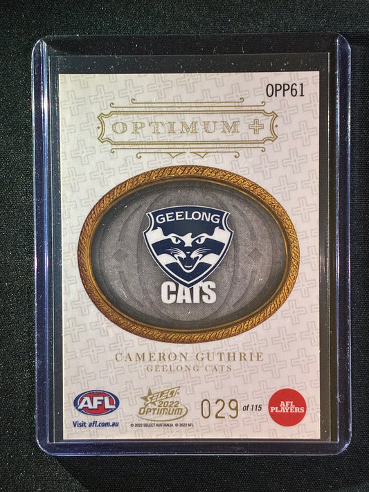 2022 Optimum CAMERON GUTHRIE Optimum+ Plus Parallel 29/115 1/1