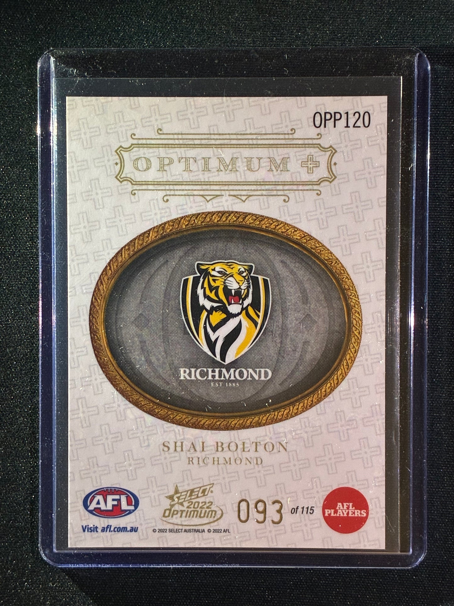 2022 Optimum SHAI BOLTON Optimum+ Plus Parallel 93/115
