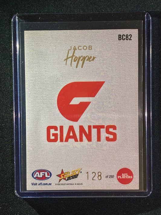 2022 Footy Stars JACOB HOPPER Blank Canvas 128/250