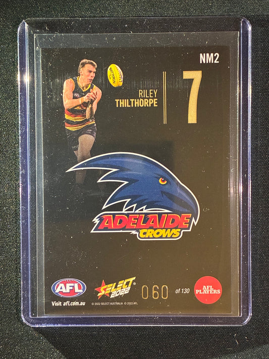 2022 Footy Stars RILEY THILTHORPE Numbers Midnight 60/130