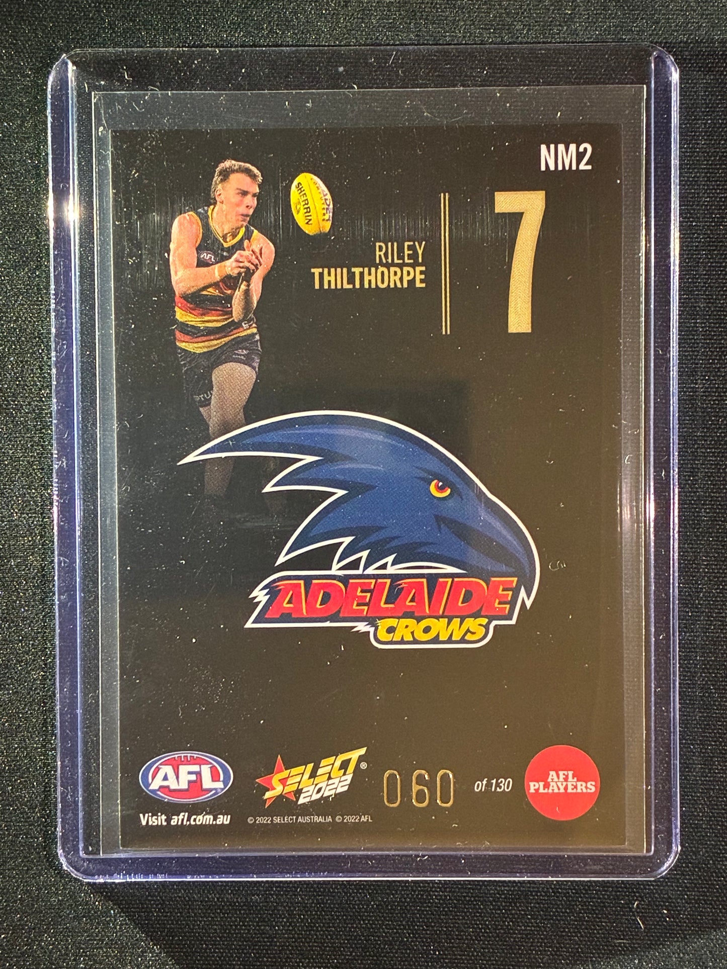 2022 Footy Stars RILEY THILTHORPE Numbers Midnight 60/130