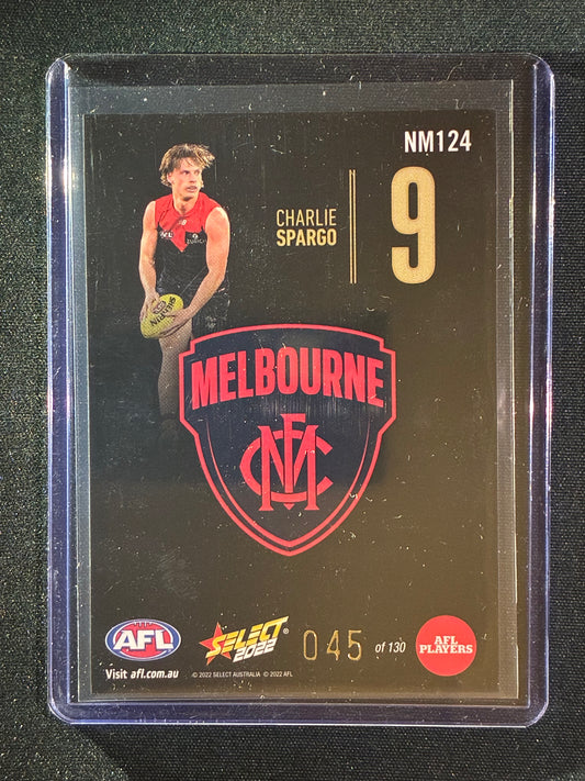 2022 Footy Stars CHARLIE SPARGO Numbers Midnight 45/130