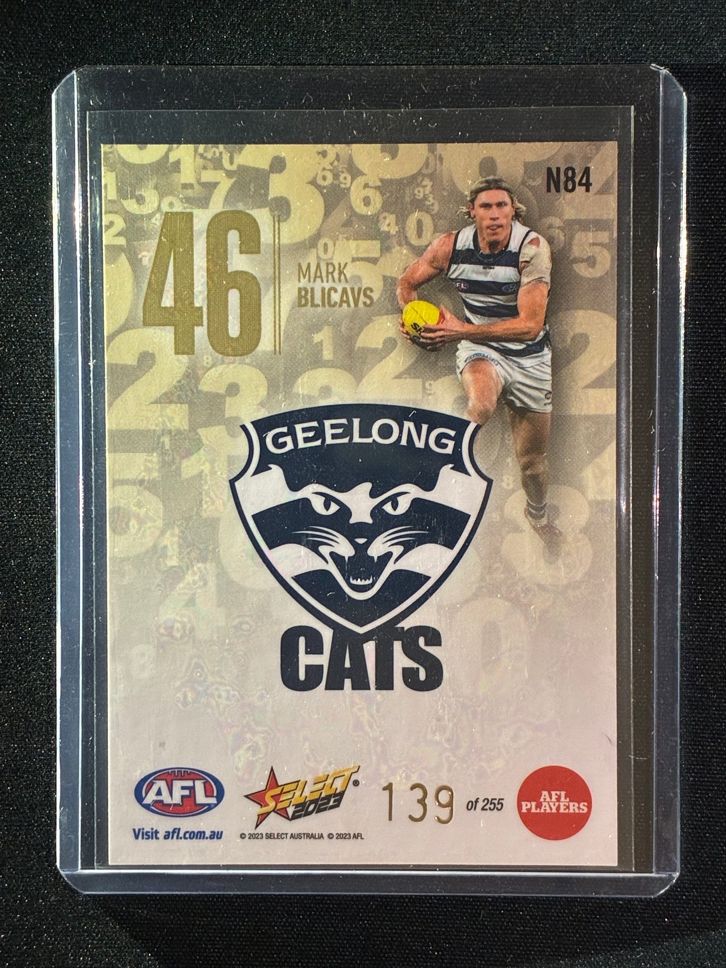 2023 Footy Stars MARK BLICAVS Numbers Gold 139/255