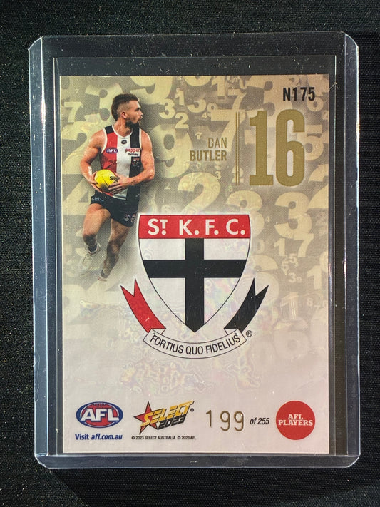 2023 Footy Stars DAN BUTLER Numbers Gold 199/255