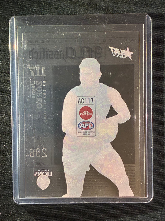 2023 Footy Stars DAYNE ZORKO AFL Classified Acetate 296/365