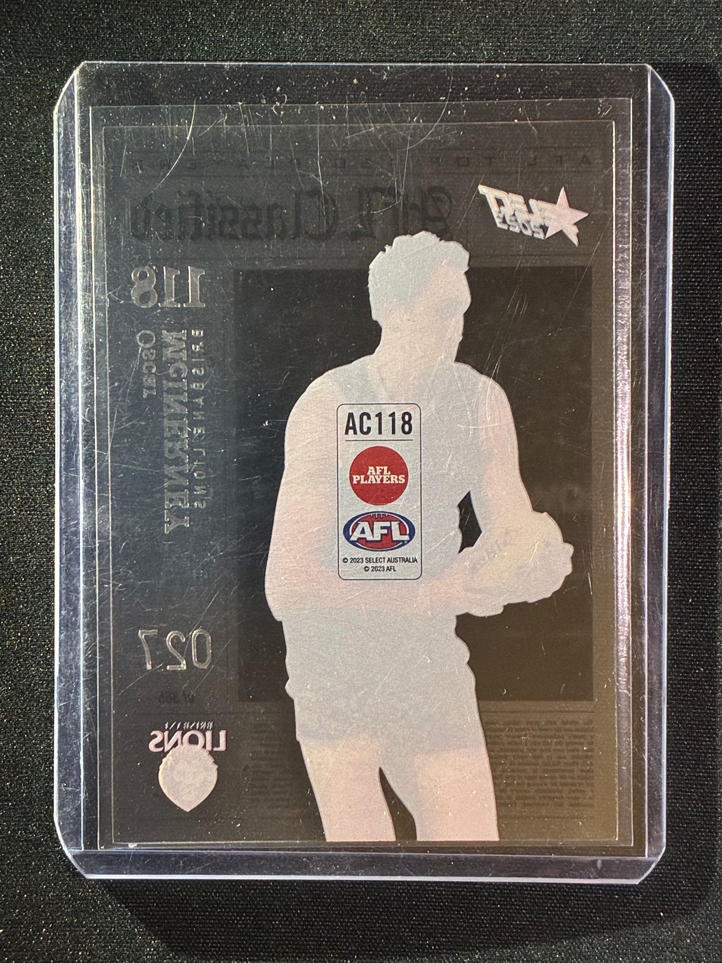 2023 Footy Stars OSCAR MCINERNEY AFL Classified Acetate 27/365