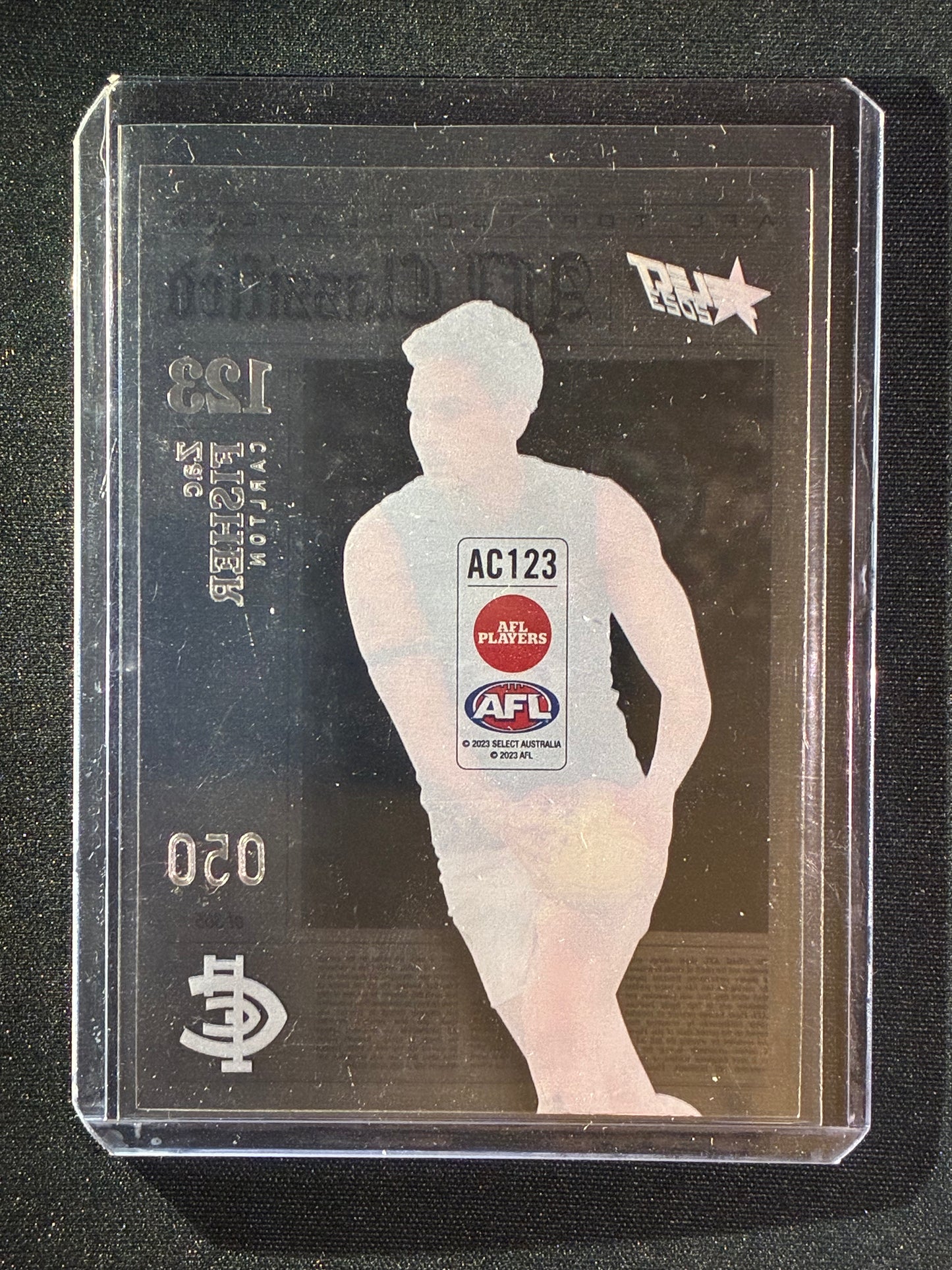 2023 Footy Stars ZAC FISHER AFL Classified Acetate 50/365
