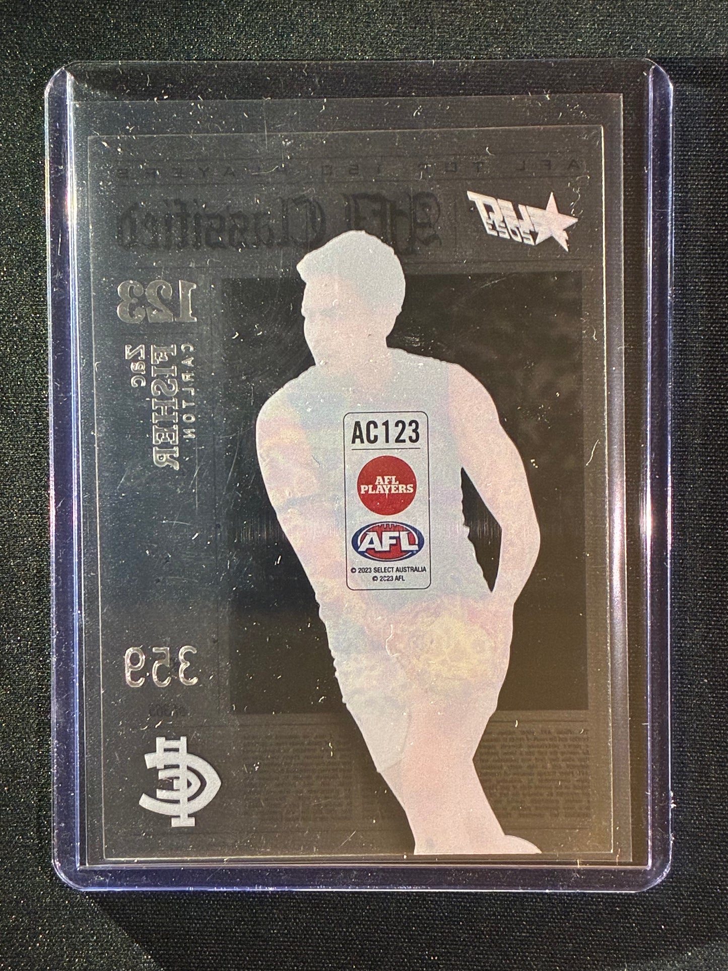 2023 Footy Stars ZAC FISHER AFL Classified Acetate 359/365