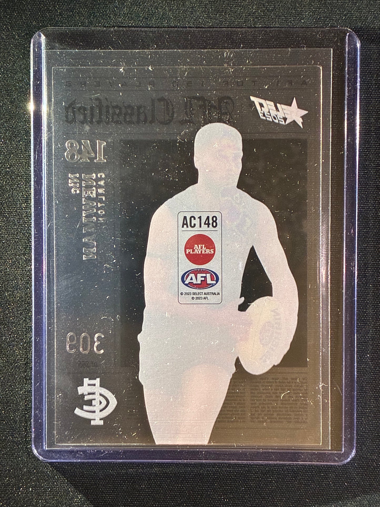 2023 Footy Stars NIC NEWMAN AFL Classified Acetate 309/365