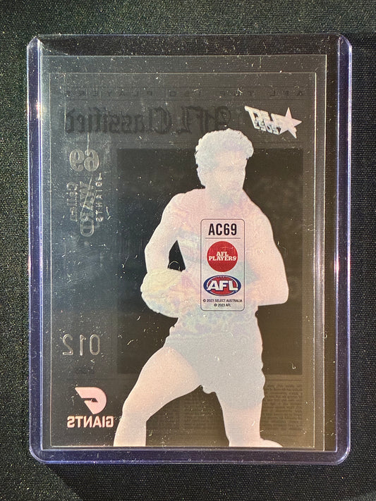 2023 Footy Stars CALLAN WARD AFL Classified Acetate 12/365