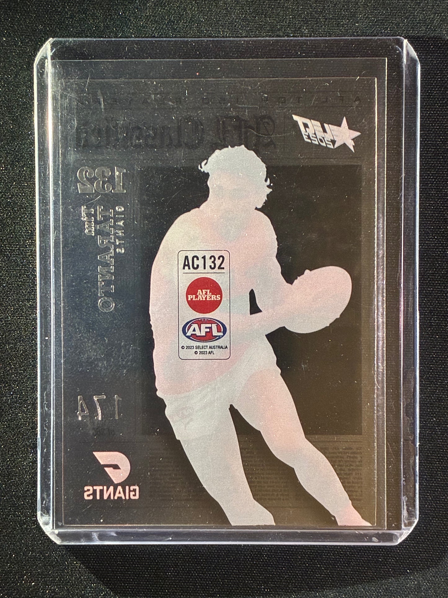 2023 Footy Stars TIM TARANTO AFL Classified Acetate 174/365
