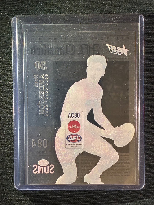 2023 Footy Stars NOAH ANDERSON AFL Classified Acetate 84/365