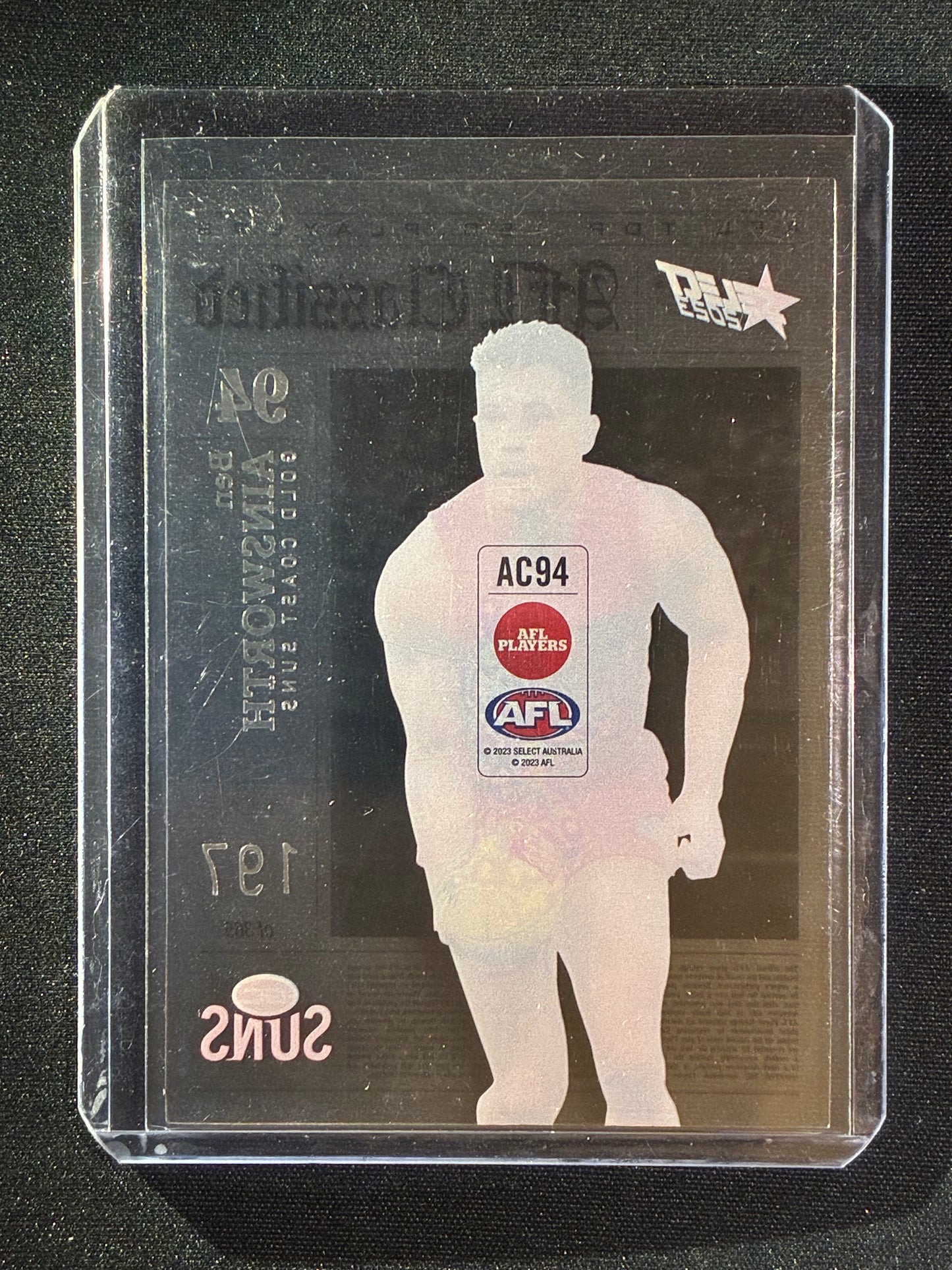2023 Footy Stars BEN AINSWORTH AFL Classified Acetate 197/365
