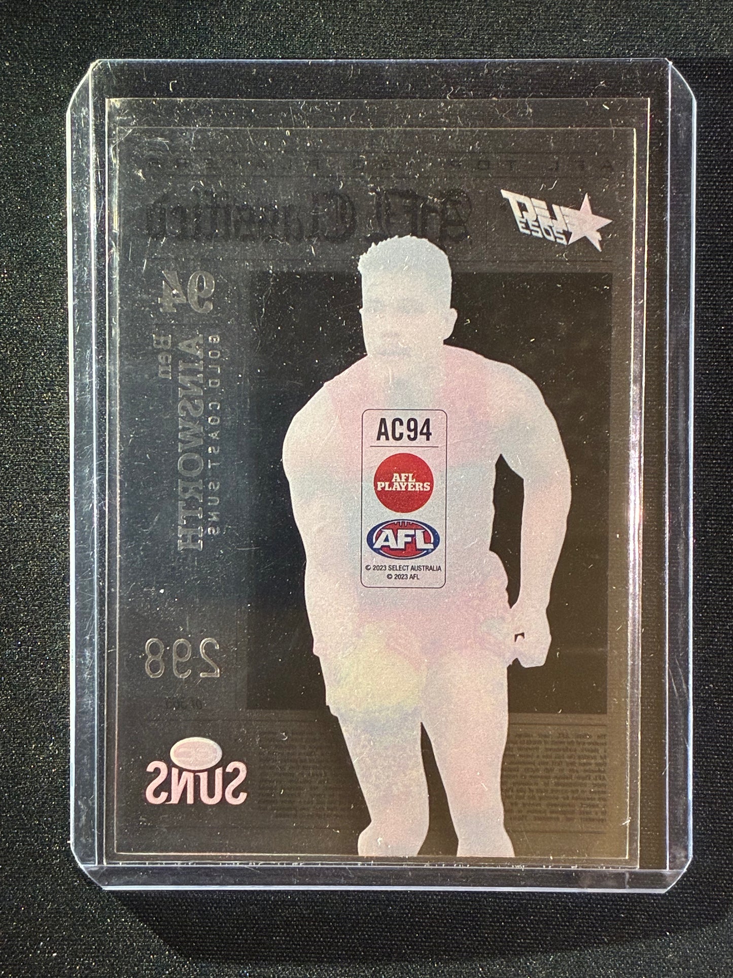 2023 Footy Stars BEN AINSWORTH AFL Classified Acetate 298/365