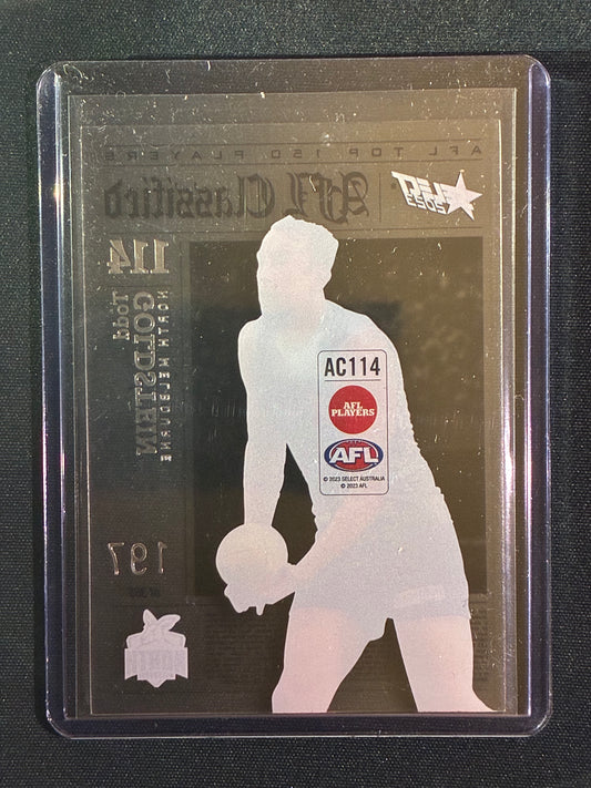 2023 Footy Stars TODD GOLDSTEIN AFL Classified Acetate 197/365