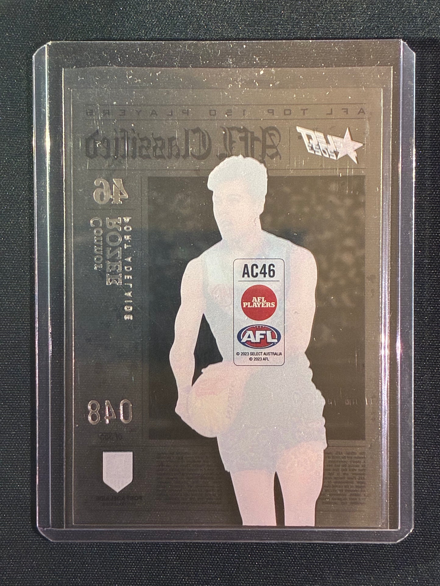 2023 Footy Stars CONNOR ROZEE AFL Classified Acetate 48/365