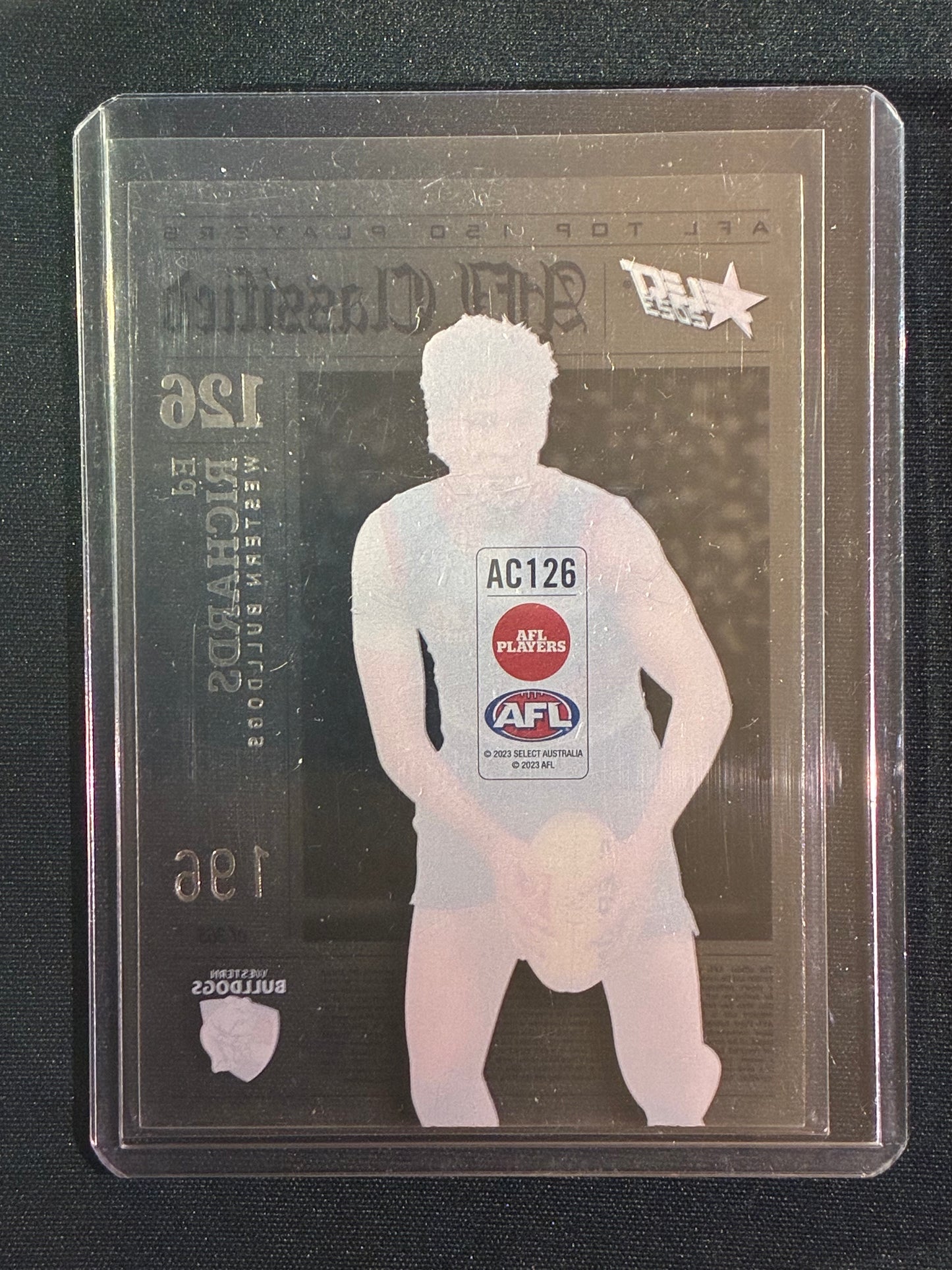 2023 Footy Stars ED RICHARDS AFL Classified Acetate 196/365