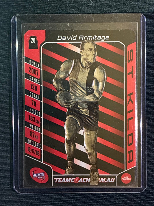 2016 Team Coach DAVID ARMITAGE Star Wildcard Gold Teamcoach #15
