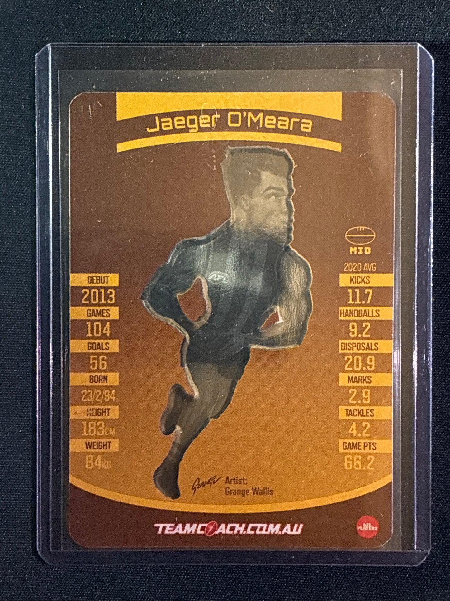 2021 Team Coach JAEGER O'MEARA Star Wildcard Teamcoach #10