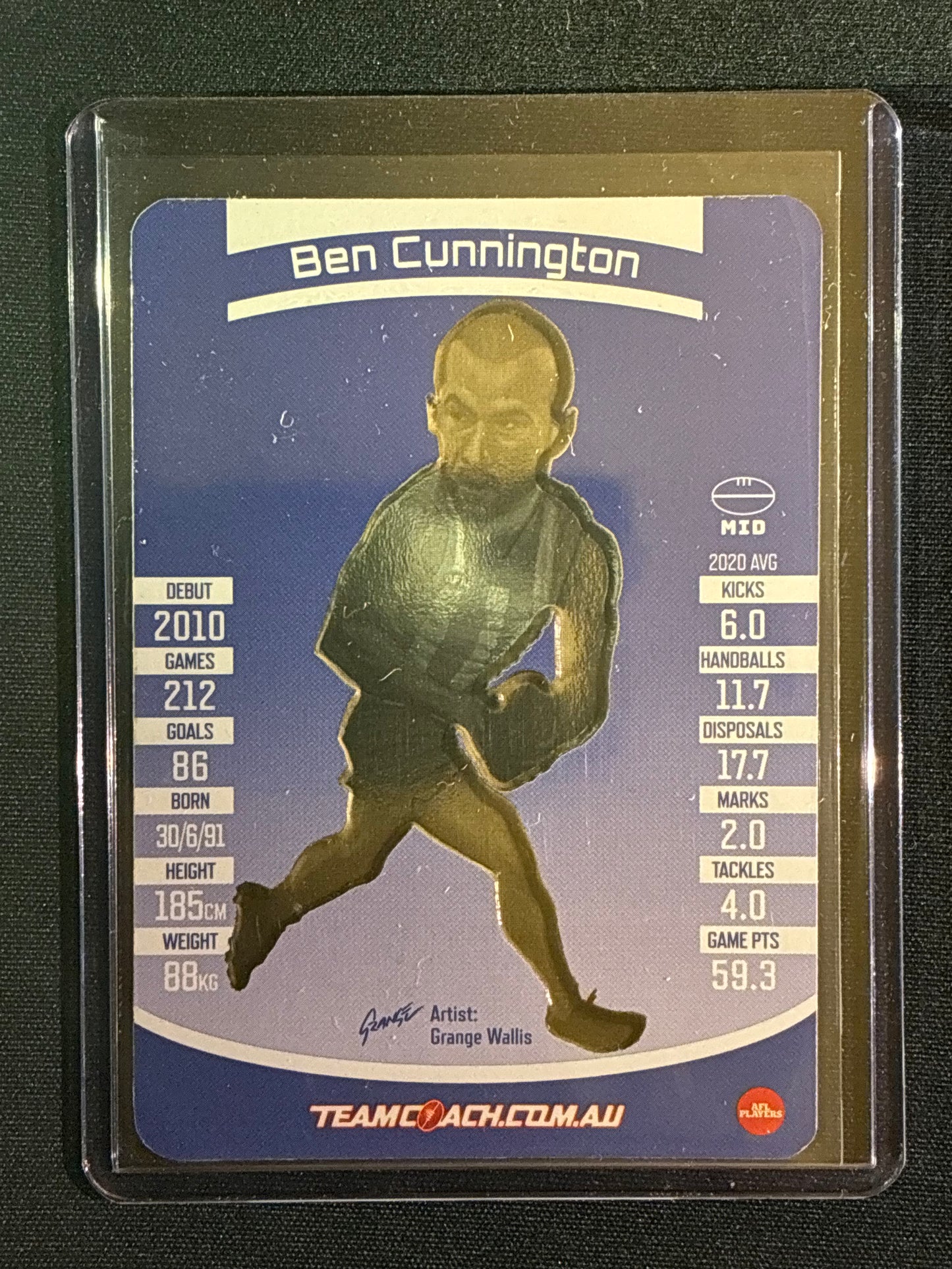 2021 Team Coach BEN CUNNINGTON Star Wildcard Teamcoach #12