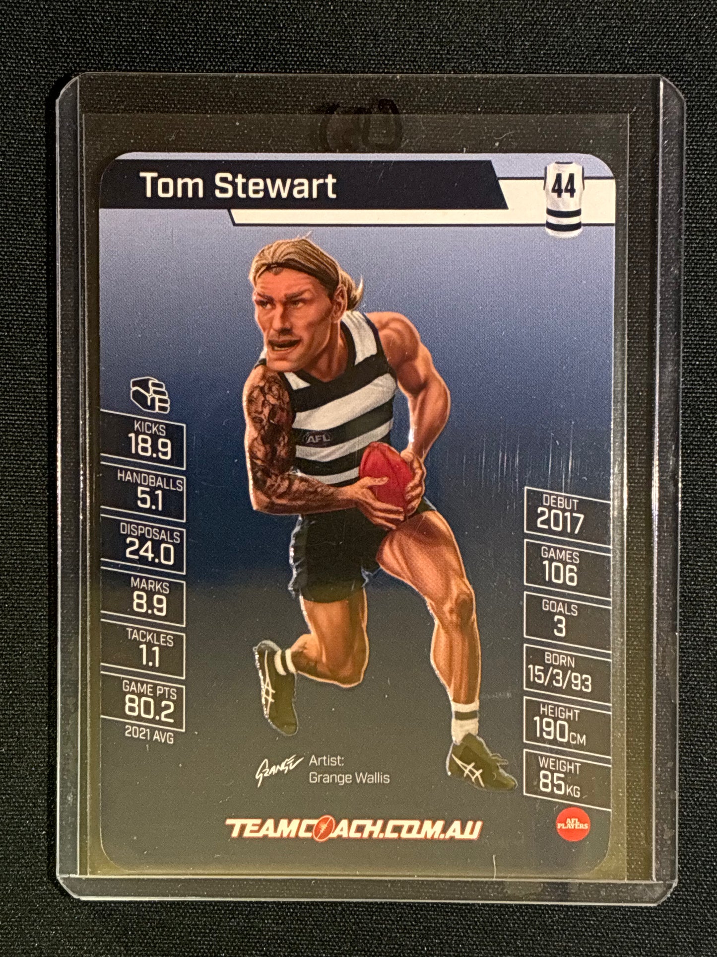 2022 Team Coach TOM STEWART Star Wildcard Teamcoach #7 (B)