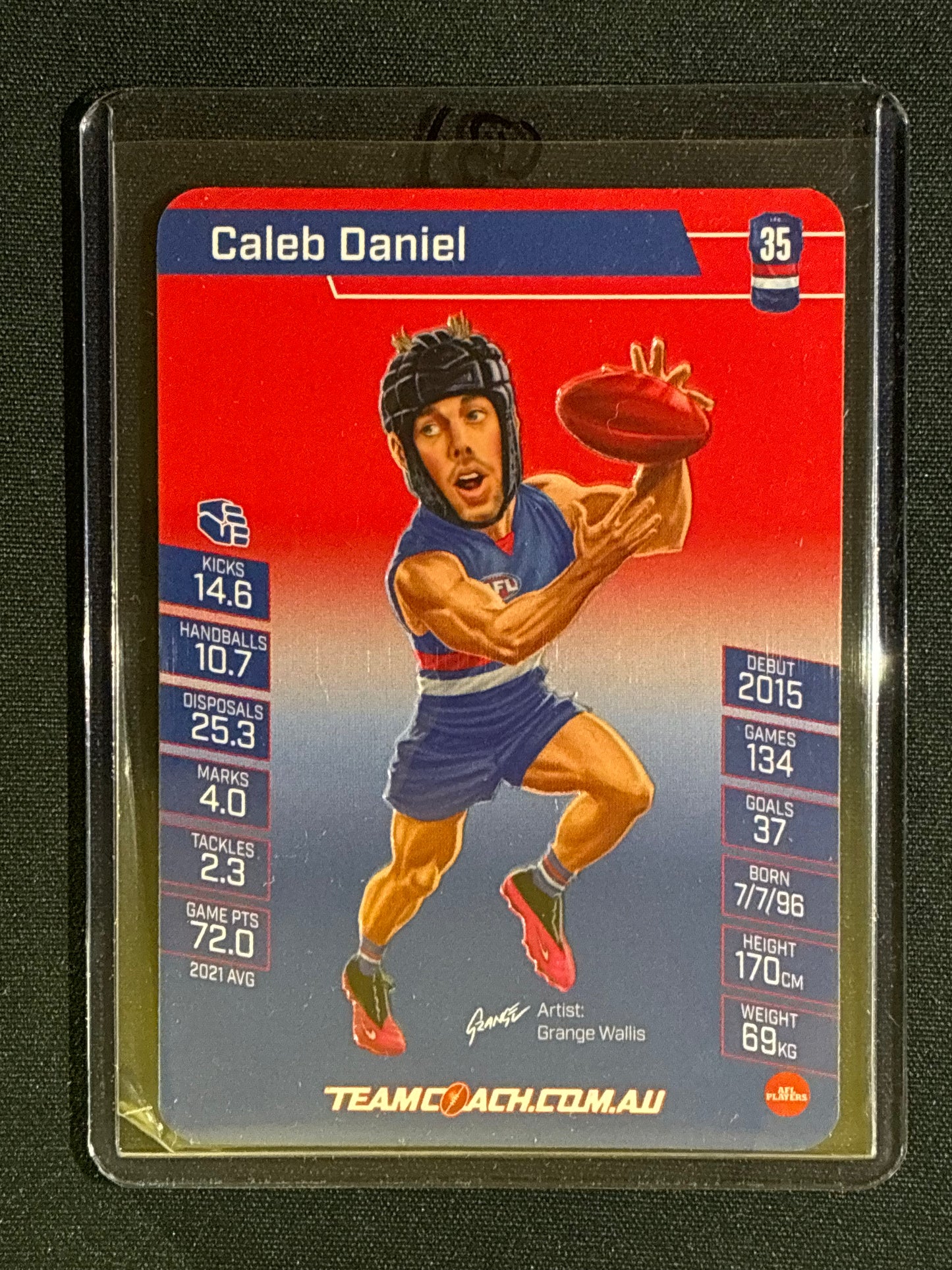 2022 Team Coach CALEB DANIEL Star Wildcard Teamcoach #18 (B)