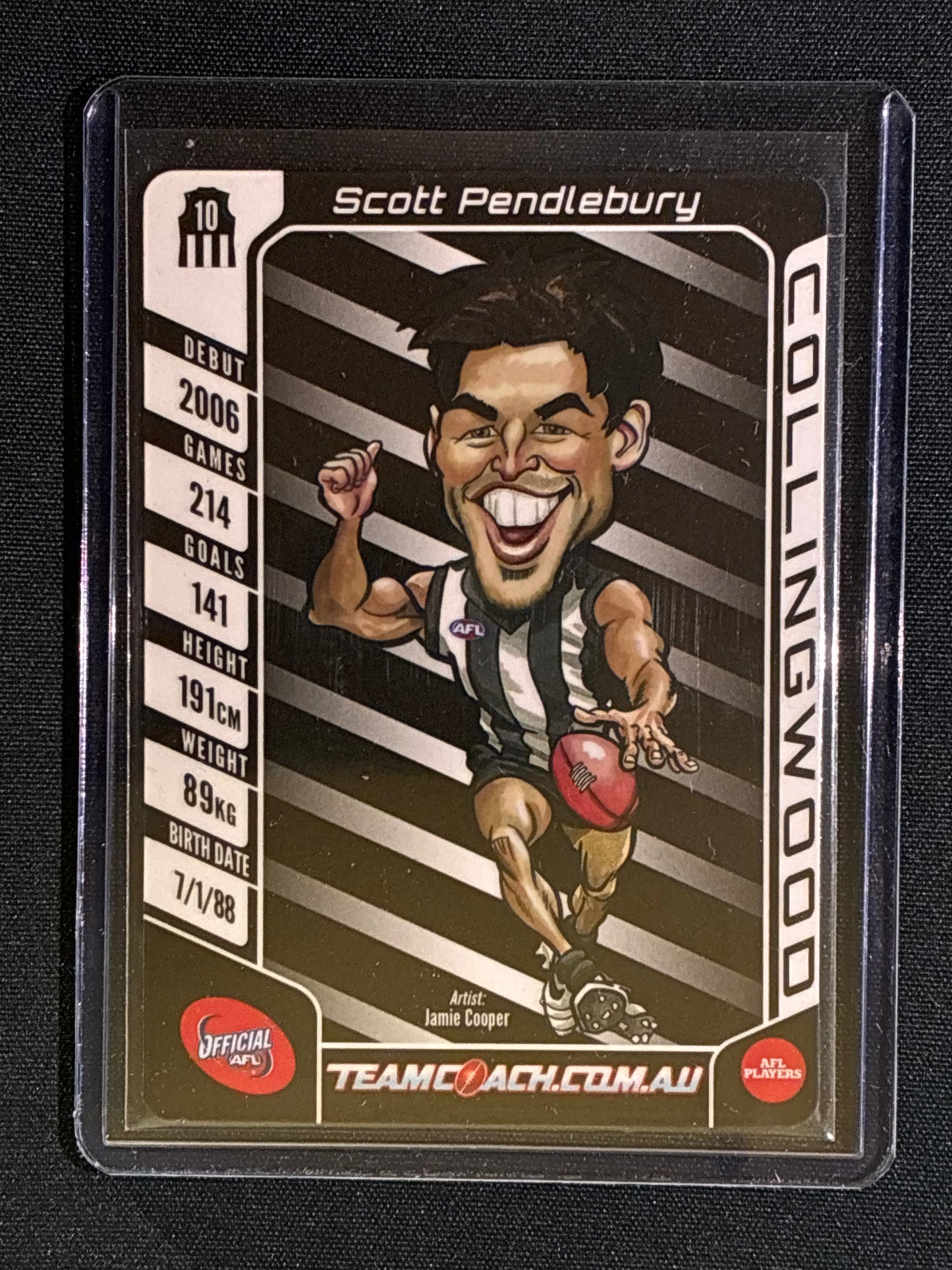 2016 Team Coach SCOTT PENDLEBURY Magic Wildcard Lenticular Teamcoach #4