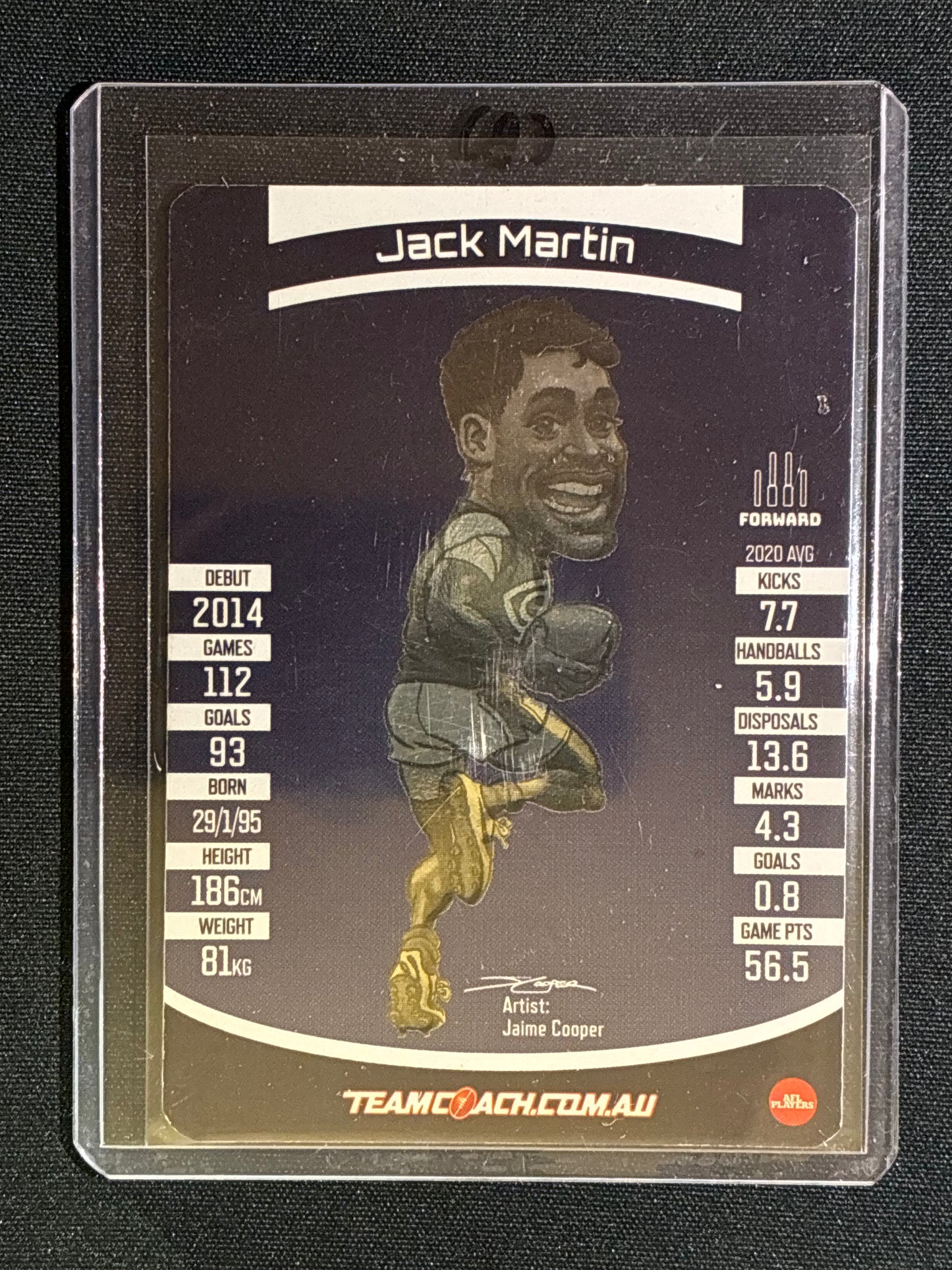 2021 Team Coach JACK MARTIN Magic Wildcard Teamcoach #3 (B)