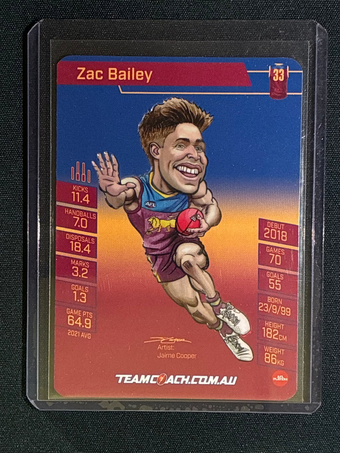 2022 Team Coach ZAC BAILEY Magic Wildcard Teamcoach #2