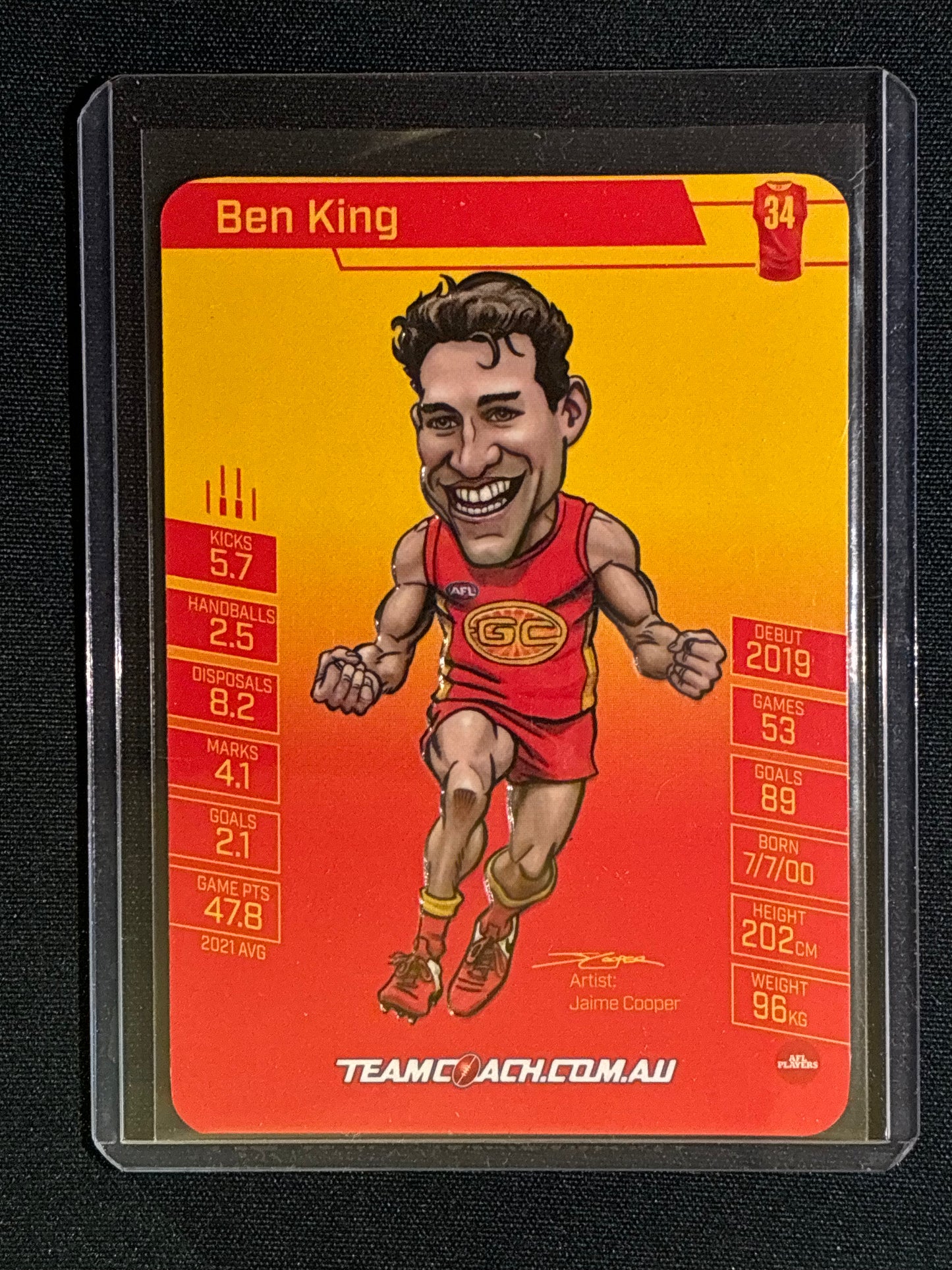 2022 Team Coach BEN KING Magic Wildcard Teamcoach #8