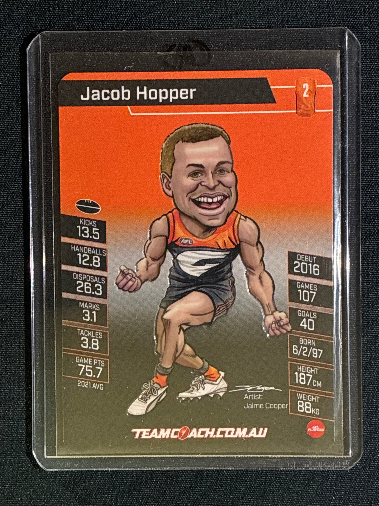 2022 Team Coach JACOB HOPPER Magic Wildcard Teamcoach #9 (A)